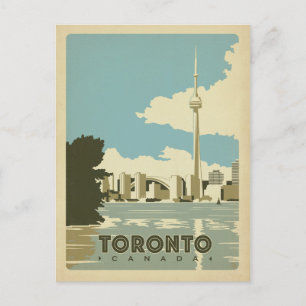 Cartão Postal De Anúncio Salvar a data Toronto, Ontário 2