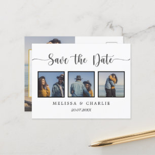 Cartão Postal De Anúncio Salvar a foto de data