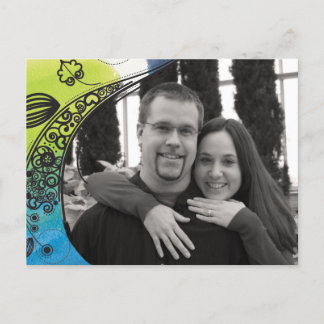 Cartão Postal De Anúncio Salvar o Cartão-postal de data