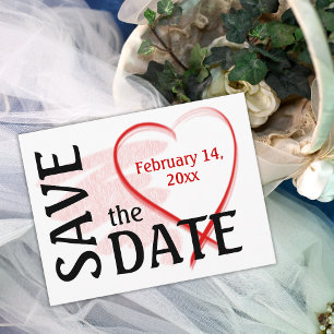 Cartão Postal De Anúncio Salvar o Cartão-postal de data