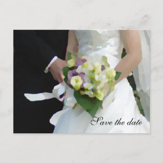 Cartão Postal De Anúncio Salve a data