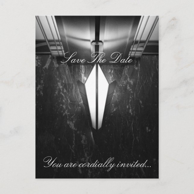 Cartão Postal De Anúncio Salve a Data (Frente)