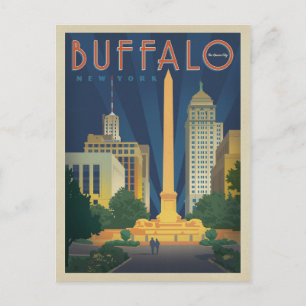 Cartão Postal De Anúncio Salve a data - Buffalo, NY