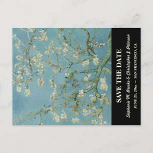 Cartão Postal De Anúncio Salve a Data com "Flores de Amendoeira" / Site