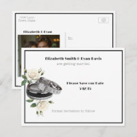 Salve a Data Foto & Alianças de Casamento