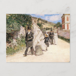 Cartão Postal De Anúncio Salve a data! Marcha Casada por Robinson