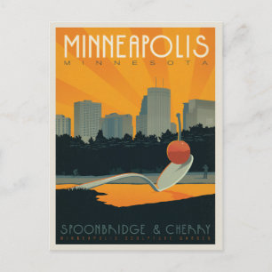 Cartão Postal De Anúncio Salve a Data   Minneapolis, MN