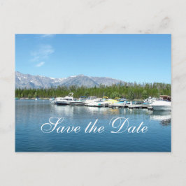 Cartão Postal De Anúncio Salve a data, Parque Nacional Grand Teton.