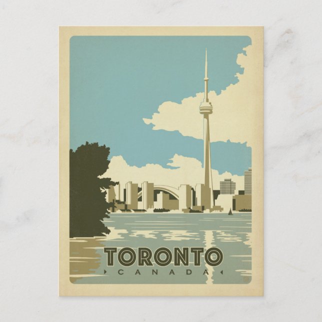 Cartão Postal De Anúncio Salve a Data | Toronto, Ontário 2 (Frente)