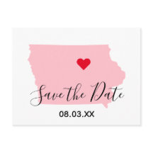 Salve o Dia do Coração Vermelho Iowa Rosa