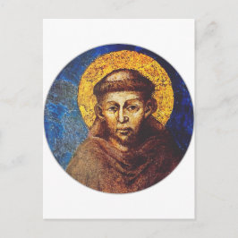 Cartão Postal De Anúncio Santo Francisco de Assis O Cântico das Criaturas