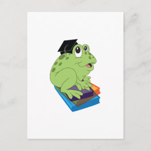 Cartão Postal De Anúncio Sapo de Formatura