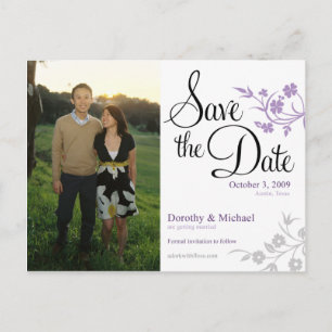 Cartão Postal De Anúncio savethedate