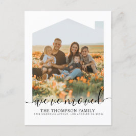 Cartão Postal De Anúncio Script de Tendência Movimentamos Nova Foto para Ca