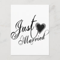 Script Grunge travado - Recem casados preto