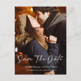 Cartão Postal De Anúncio Script Moderno Simples Salva O Casamento De Fotogr