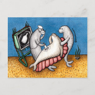 Cartão Postal De Anúncio Selos Tristes, Garrafa Plástica do Dia da Terra