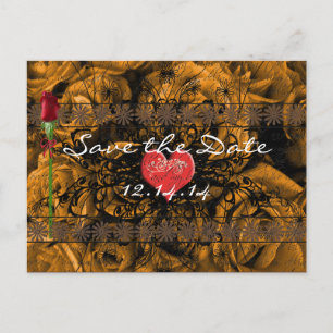 Cartão Postal De Anúncio Sépia Antiga Rosas Sob Ondas Calmantes