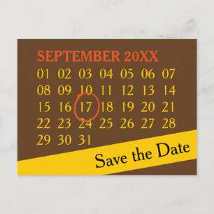 Cartão Postal De Anúncio Simplesmente Calendário Personalizado + sua foto, 