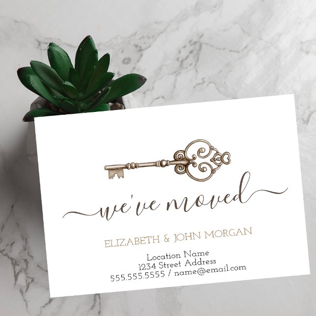 Cartão Postal De Anúncio Simplesmente Mudei de Endereço Nova Morada (Criador carregado)