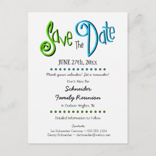 Cartão Postal De Anúncio Sindicato da Família Divertida ou Festa Salvar a D