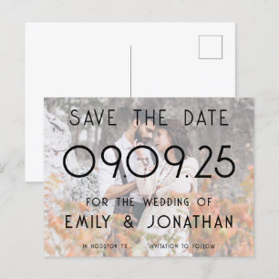 Cartão Postal De Anúncio Sobreposição de Fotografias Personalizadas Moderna