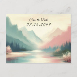 Cartão Postal De Anúncio Suaves Ecos das Montanhas