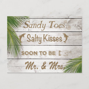 Cartão Postal De Anúncio Sun Kissed Sandy Toes Salty Kisses Salty Salve a d