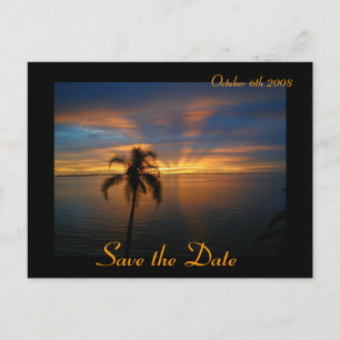 Cartão Postal De Anúncio Sunset