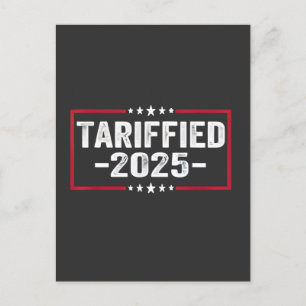 Cartão Postal De Anúncio Tarrificado 2025 Política Tarifas Americanas