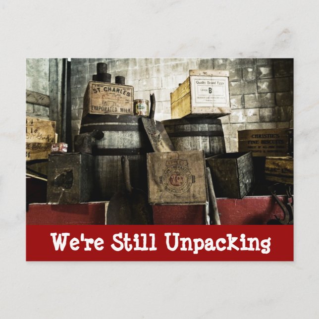 Cartão Postal De Anúncio Taxas De Madeira Antigas Movimentamos Novas Cartõe (Frente)