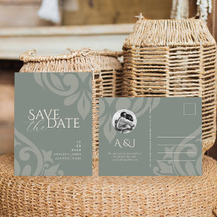 Cartão Postal De Anúncio Terra de Damasco Oliva Terroso Foto Casamento Salv