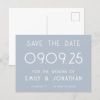 Texto Simples Poupança de Casamento Azul Empoeirad