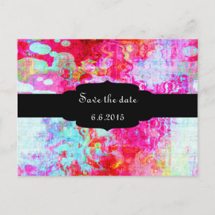 Cartão Postal De Anúncio Textura vermelha rosa