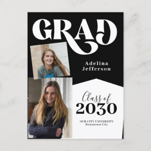 Cartão Postal De Anúncio Típica de colagem de fotos moderna graduação em pr