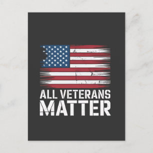 Cartão Postal De Anúncio Toda Matéria Veterana Americana 4 De Julho Patriót