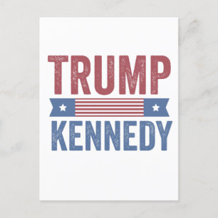 Cartão Postal De Anúncio Trump Vance Kennedy traz a América de volta