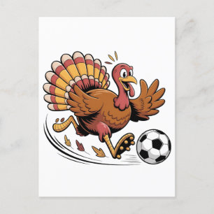 Cartão Postal De Anúncio Turquia jogando futebol americano e amante do espo