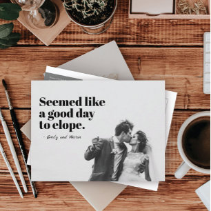 Cartão Postal De Anúncio Um Bom Dia para Elope Foto