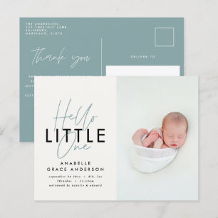 Cartão Postal De Anúncio Um pequeno e moderno guião