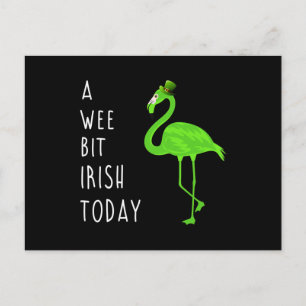 Cartão Postal De Anúncio Um Pouco Irlandês Hoje   Rua. Patty's Day Flaming