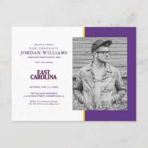 Cartão Postal De Anúncio Universidade da Carolina do Leste Carolina do Le