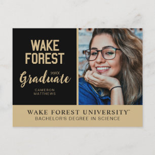 Cartão Postal De Anúncio Universidade Wake Forest   Wake Forest