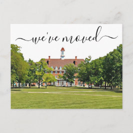 Cartão Postal De Anúncio Urbana Champaign Illinois Moving Announement