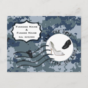 Cartão Postal De Anúncio USN Navy Salve o Dia & Sapatos