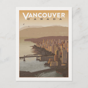 Cartão Postal De Anúncio Vancouver Canadá   Salvar a data