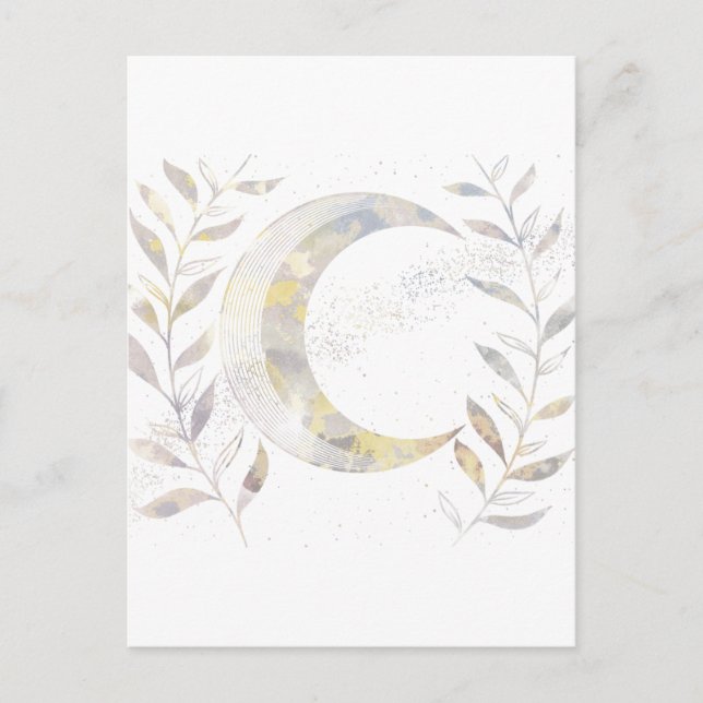 Cartão Postal De Anúncio Vinhas e Lua (Frente)