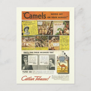 Cartão postal de anúncio Vintage