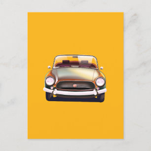 Cartão Postal De Anúncio Vintage Classic car