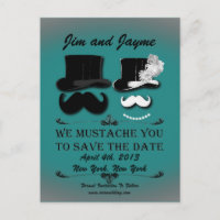Vintage Mustache Salva A Data